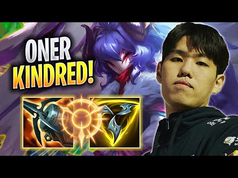 ONER LITERALLY GOD MODE WITH KINDRED! - T1 Oner Plays Kindred JUNGLE vs Vi! | Season 2023