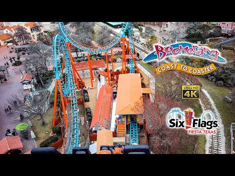 On-ride point of view of Boomerang Coast to Coaster