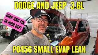 Dodge and Jeep P0456 small EVAP leak diag and fix (smoke it!)