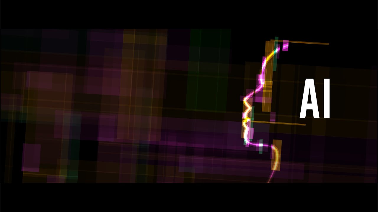 Create a vector image of an abstract artificial intelligence with a female face in profile. #design