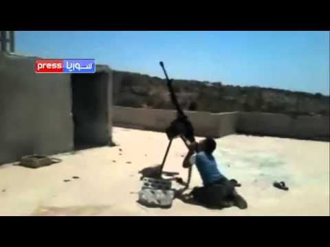 التصدي للطيران الحربي التابع لقوات النظام في ريف إدلب الجنوبي في محافظة إدلب من قبل اللواء السابع