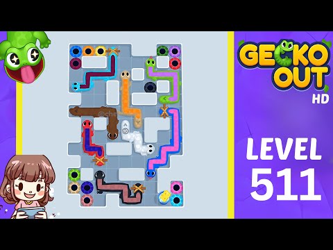 Gecko Out Level 511 Solution Walkthrough