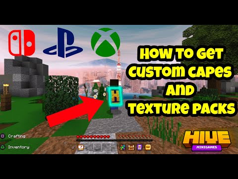 How to get CUSTOM capes and texture packs on console in minecraft (PS4, Xbox, Switch) New Method