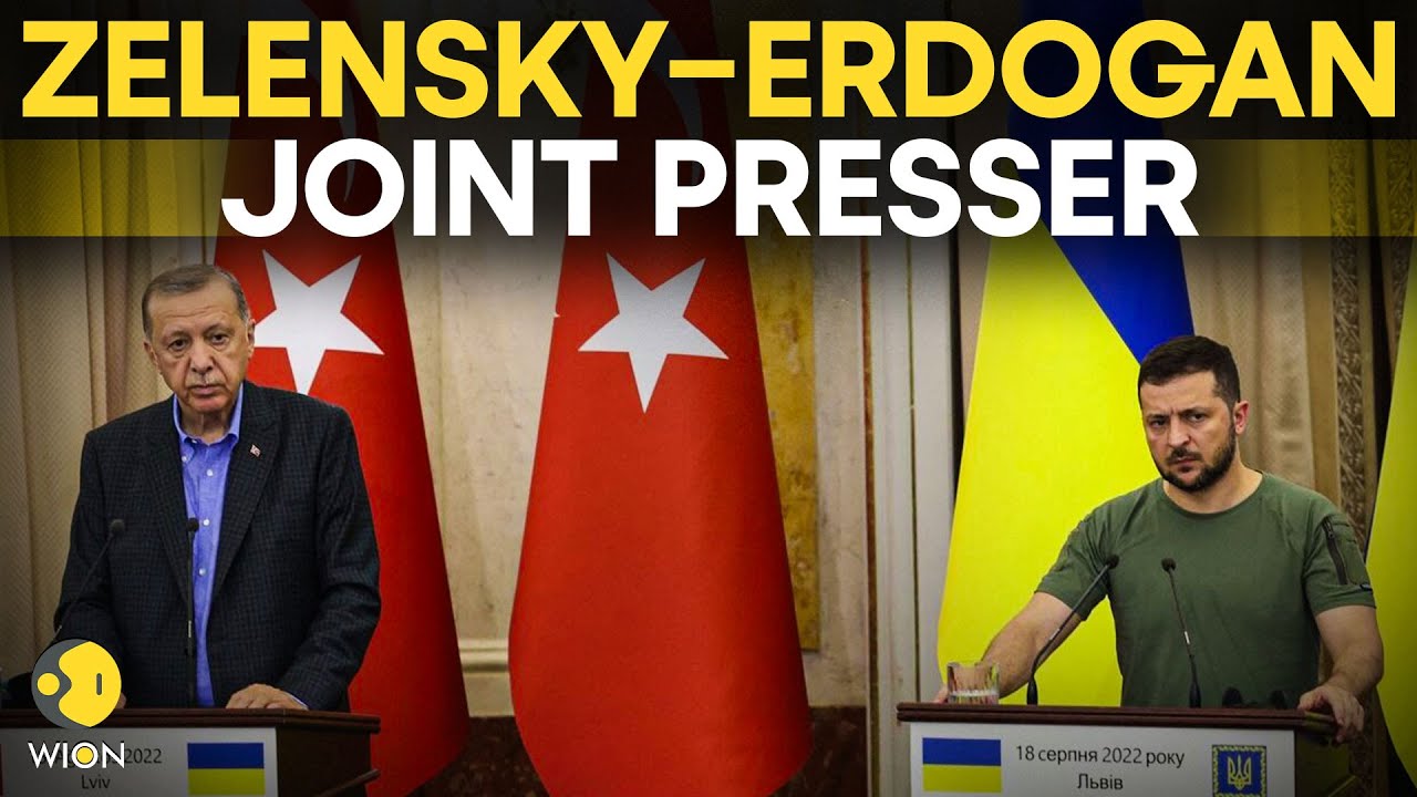 Zelensky In Turkey LIVE: Erdogan and Zelensky Hold Joint News Conference in Turkey | WION
