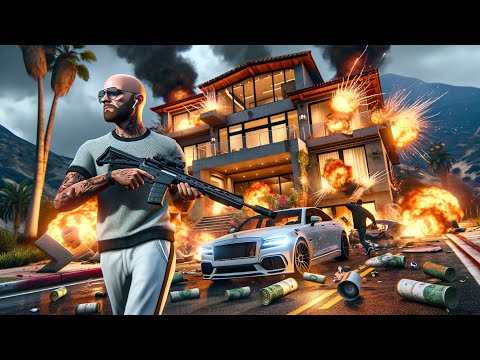 Distruggo la villa di un miliardario su GTA Online E18
