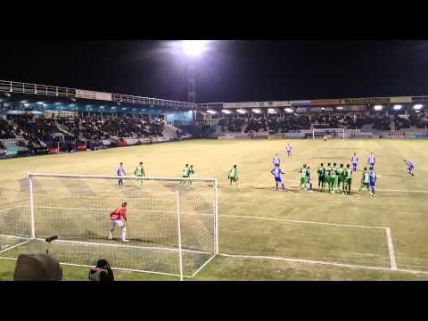 Javi lara sd ponferradina lanzamiento de falta