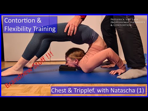 Contortion Training by Flexyart 229: into tripplefold (1)  - Also for Yoga, Poledance, Ballet, Dance