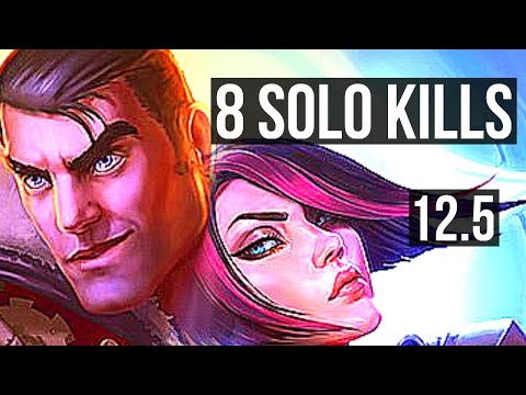 JAYCE vs FIORA (TOP) | 8 solo kills, 15/2/4, 1000+ games, 1.5M mastery, Legendary | BR Master | 12.5