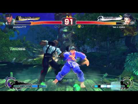 SSF4AE Ranked Asia: pootaro777 (Dudley) VS tao x mako (Makoto)