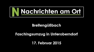 preview picture of video 'Faschingsumzug in Unteroberndorf (Breitengüßbach), 17. Februar 2015'