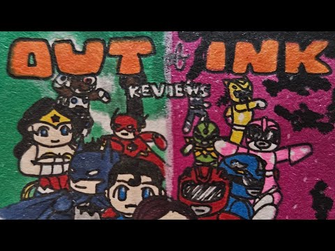 AN UNEXPECTED CROSSOVER! THE JUSTICE LEAGUE/MIGHTY MORPHIN POWER RANGERS COMIC! OUT OF INK