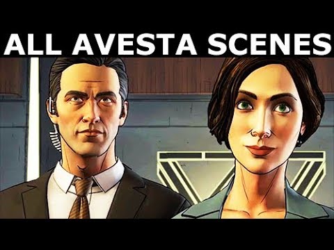 All Avesta Scenes - BATMAN Season 2 The Enemy Within Episode 1: The Enigma (Telltale Series)