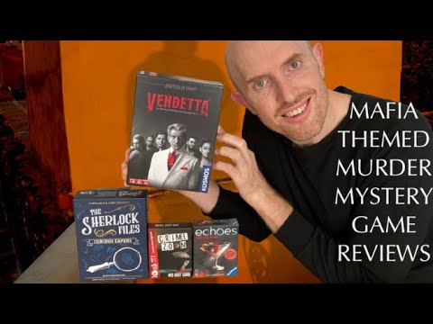 Vendetta and 3 more MAFIA themed Murder Mystery Games Reviewed