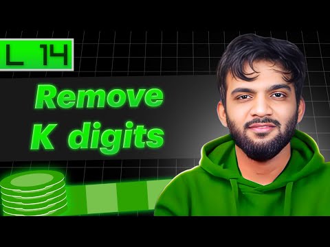 402 Remove K Digits Java Leetcode Stack Dsa