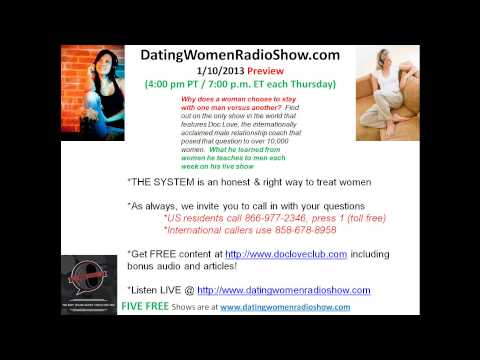 Dating Women Radio Show- 01/10/2013 Preview