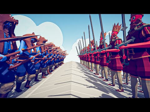 50x vs 50x MELEE UNITS TOURNAMENT - Totally Accurate Battle Simulator | TABS