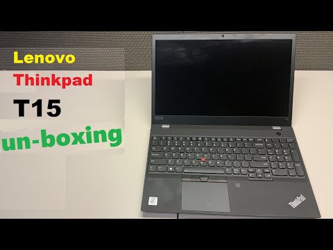 Lenovo ThinkPad T15 i5-10210U 8GB SSD 512GB Win10Pro Black