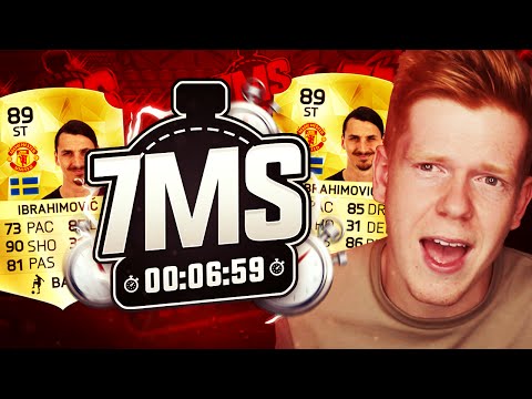 INSANE 7 MINUTE SQUAD BUILDER WITH MAN UNITED IBRAHIMOVIC!! - FIFA 16 ULTIMATE TEAM