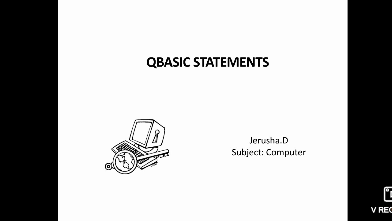 QBasic statements Grade 6 Computer science