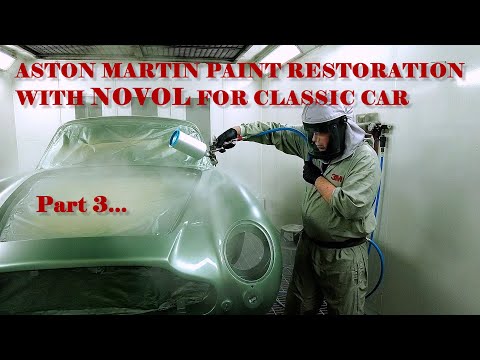 ASTON MARTIN DB6 PAINT RESTORATION WITH NOVOL FOR CLASSIC CAR. PART 3...
