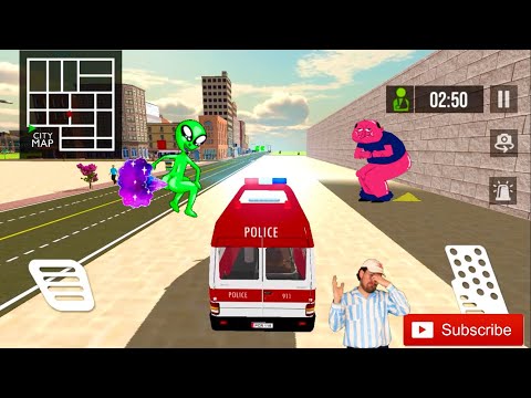 🚑 Police Car Ambulance Rescue Driving - Police Car Driver Simulator #2022