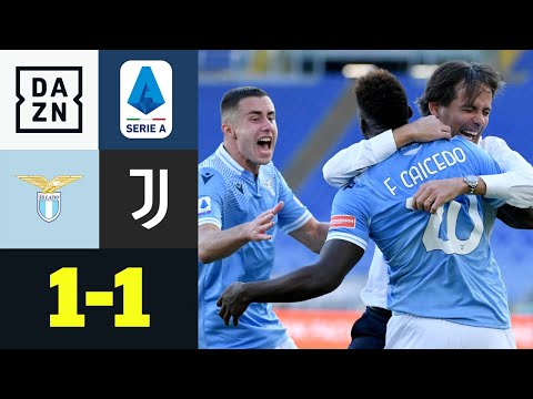 Caicedo sorgt für Last-Minute-Wahnsinn: Lazio Rom - Juventus Turin 1:1 | Serie A | DAZN Highlights