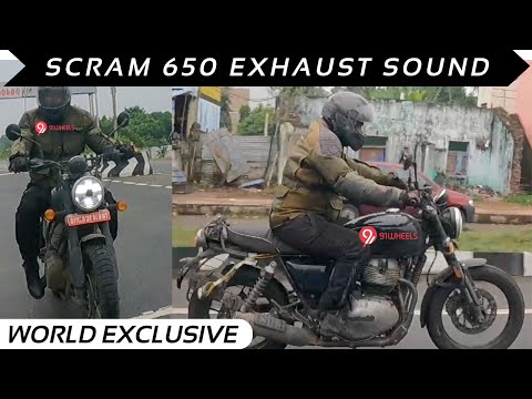 Upcoming Royal Enfield Scram 650 Exhaust Note & Engine Sound || 650cc Scrambler