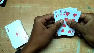 How to play flash by card || play teen patti game by tash hindi