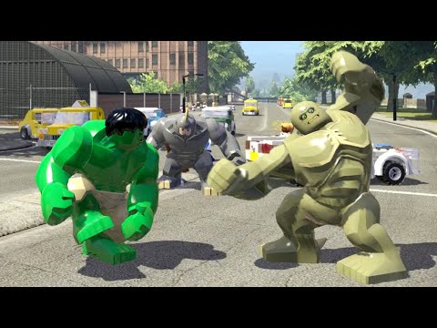 HULK vs ABOMINATION vs RHINO – The Ultimate LEGO Marvel Battle! 🔥