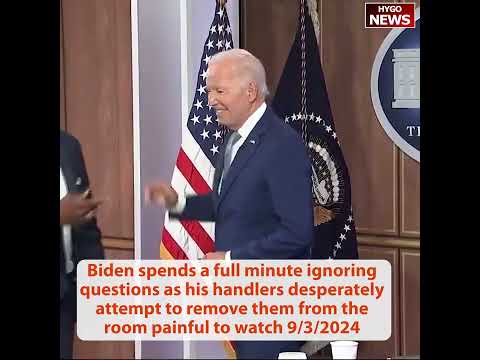 BIDEN: Secret Service doesn't let me go out anymore; ignoring questions; Why so out of breath?