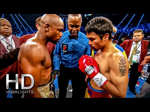 FLOYD MAYWEATHER VS MANNY PACQUIAO | BEST QUALITY | HIGHLIGHTS