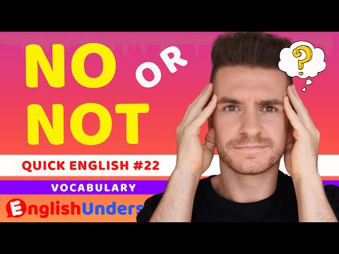 How To Use 'NO' And 'NOT' In English Grammar (With Example Sentences)