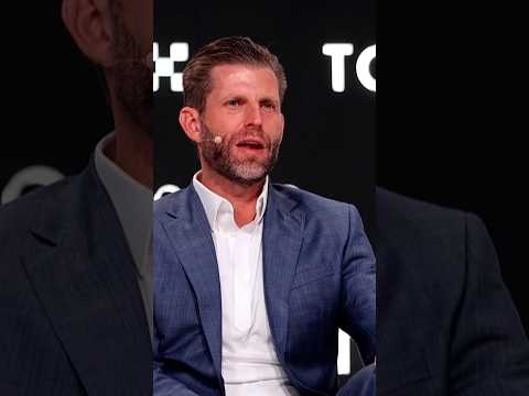 ERIC TRUMP participa en la INAUGURACIÓN del TOKEN2049 #shorts