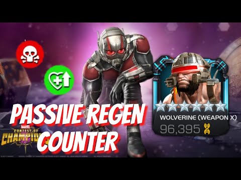 Rank 1 lvl 7 Antman kind of solos 7.1 4 Weapon X Boss (91%HP)