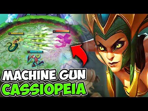CASSIOPEIA IS A LITERAL MACHINE GUN IN 2V2! (WE RAN A DOUBLE POISON COMP)