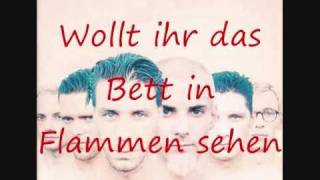 Rammstein - Wollt Ihr Das Bett In Flammen Sehen + Lyrics