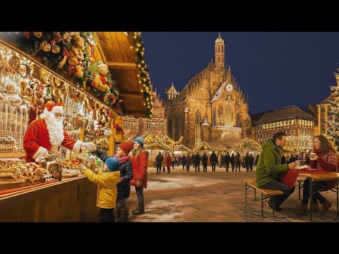 MAGICAL Night Walk: Nuremberg Christkindlesmarkt 2025 (4K POV) ✨ | Christmas Lights & Festive Market