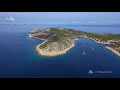Bay Tratinska Island Zirje Croatia From The Air