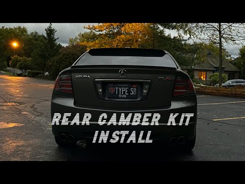 TruHart rear Camber Kit install! Acura TL 04-08