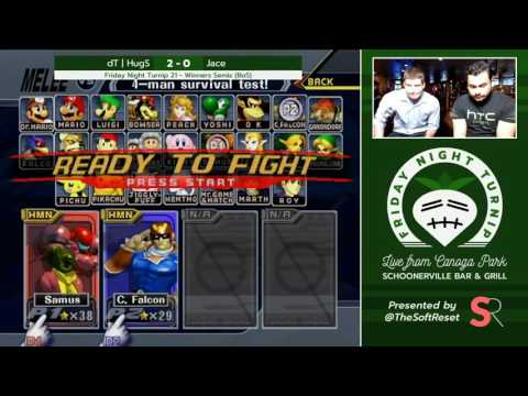 Friday Night Turnip 21 - dT | HugS (Samus) vs. Jace (C. Falcon) - Winners Semis - SSBM