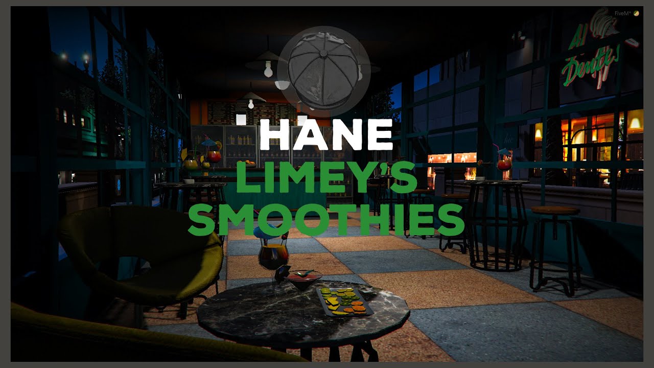 GTA 5 Open Cafe YMAP- Limey's Juice&Smoothies Cafe