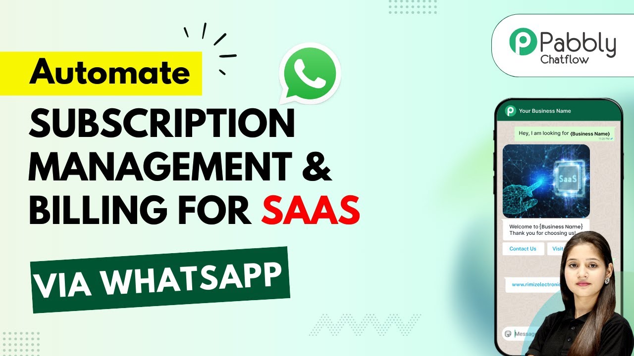 How to Automate Subscription Management and Billing via WhatsApp for SaaS Companies