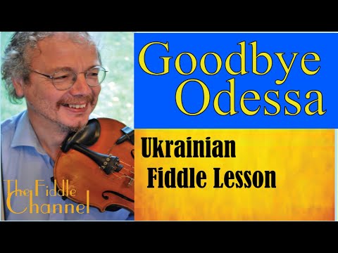 Goodbye Odessa; klezmer/swing violin lesson