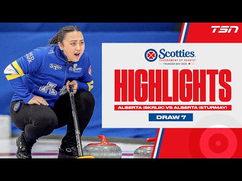 Alberta (Skrlik) 6, Alberta (Sturmay) 5 | Scotties Tournament of Hearts | Draw 7