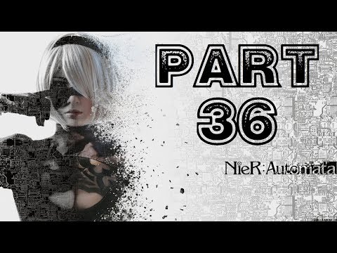 NieR: Automata - Blind 100% Playthrough part 36 (Resource Recovery Unit)