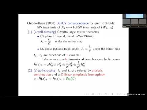 Homological Mirror Symmetry: Chiu-Chu Melissa Liu