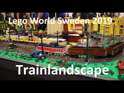 Trainlandscape - Lego World Sweden 2019 Stockholm