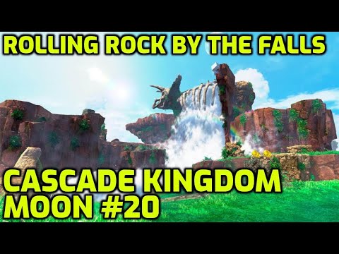 Super Mario Odyssey - Cascade Kingdom Moon #20 - Rolling Rock by the Falls