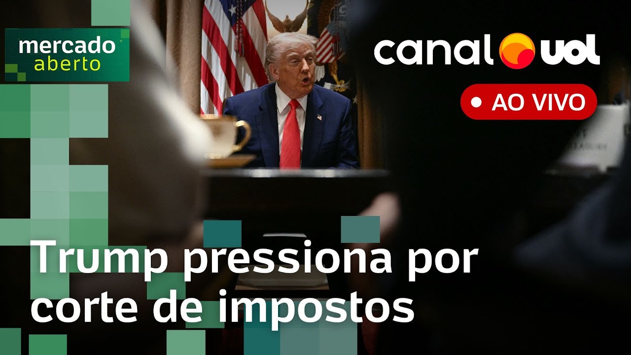 Trump pressiona por corte de impostos; pacote fiscal do governo Lula e mais ao vivo | Mercado Aberto