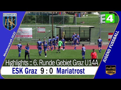 🟢 U14 ⚽️ ESK Graz 🆚 JSV Mariatrost ⚽️ vom  15.5.2022